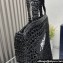 Prada raffia tote bag 1BG393 Black 2024