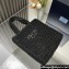 Prada raffia tote bag 1BG393 Black 2024