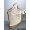 Prada Large linen blend and leather tote bag 1BG472 2024