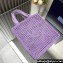 Prada raffia tote bag 1BG393 Lilac 2024