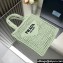 Prada raffia tote bag 1BG393 Light Green 2024