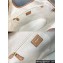 Prada Large linen blend and leather tote bag 1BG472 2024