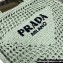 Prada raffia tote bag 1BG393 Light Green 2024