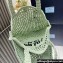 Prada raffia tote bag 1BG393 Light Green 2024