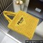 Prada raffia tote bag 1BG393 Yellow 2024