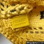 Prada raffia tote bag 1BG393 Yellow 2024