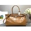 Prada Large leather handbag 1BA433 Brown 2024