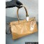 Prada Large leather handbag 1BA433 Brown 2024