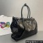 Prada Large leather handbag 1BA439 Black 2024