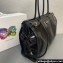 Prada Large leather handbag 1BA439 Black 2024