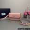 Prada Saffiano leather mini-bag 1BD356 Pink 2024