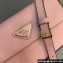 Prada Saffiano leather mini-bag 1BD356 Pink 2024