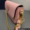 Prada Saffiano leather mini-bag 1BD356 Pink 2024