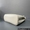 Prada Buckle medium leather handbag with belt 1BA434 White 2024