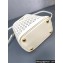 Prada Panier leather mini-bag with cut-out motif 1BA217 White 2024