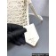 Prada Panier leather mini-bag with cut-out motif 1BA217 White 2024