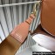 Prada Leather mini shoulder bag 1BH212 Brown 2024