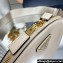 Prada Leather mini shoulder bag 1BH212 White 2024
