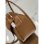 Prada Leather handbag 1BA451 Brown 2024