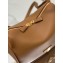 Prada Leather handbag 1BA451 Brown 2024