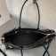Prada Large leather handbag 1BA433 Black 2024