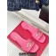 Valentino The Bold Edition Vlogo Calfskin Slide Sandals 20mm Pink 2024