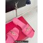 Valentino The Bold Edition Vlogo Calfskin Slide Sandals 20mm Pink 2024