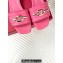 Valentino The Bold Edition Vlogo Calfskin Slide Sandals 20mm Pink 2024