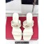 Valentino The Bold Edition Vlogo Calfskin Two-band Slide Sandals 70mm White 2024