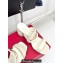 Valentino The Bold Edition Vlogo Calfskin Two-band Slide Sandals 70mm White 2024