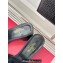 Valentino The Bold Edition Vlogo Calfskin Slide Sandals 70mm Black 2024