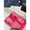Valentino The Bold Edition Vlogo Calfskin Slide Sandals 70mm Pink 2024