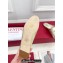 Valentino The Bold Edition Vlogo Calfskin Mules Gold 2024