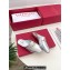 Valentino The Bold Edition Vlogo Calfskin Mules Silver 2024