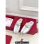 Valentino The Bold Edition Vlogo Calfskin Mules Silver 2024
