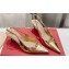 Valentino The Bold Edition Vlogo Calfskin Slingback Pumps 60mm Gold 2024
