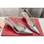 Valentino The Bold Edition Vlogo Calfskin Slingback Pumps 60mm Silver 2024