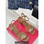 Valentino The Bold Edition Vlogo Calfskin Sandals 70mm Brown 2024