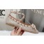 Valentino Rockstud mesh ballerinas Nude with crystals and Studs 2024