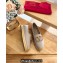 Valentino Gold Vlogo Grainy Calfskin Espadrilles Gray