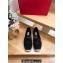Valentino Vlogo Stud Sign Fabric Espadrilles Black