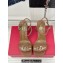 Valentino The Bold Edition Vlogo Calfskin Sandals 70mm Brown 2024