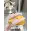 Fendi Roma Women/Men Slides in Leather Pink 2024