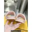 Fendi Roma Women/Men Slides in Leather Pink 2024