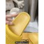 Fendi Roma Women/Men Slides in Leather Yellow 2024