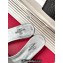 Valentino The Bold Edition Vlogo Calfskin Slide Sandals 20mm Silver 2024