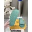 Fendi Roma Women/Men Slides in Leather Green 2024