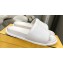 Fendi Roma Women/Men Slides in Leather White 2024