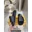 Fendi Roma Women/Men Slides in Leather Black 2024