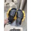 Fendi Roma Women/Men Slides in Leather Black 2024